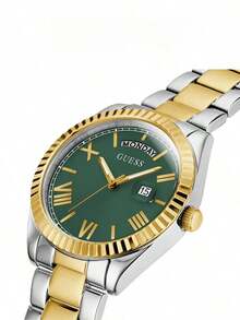 Guess Women's Quartz Watch, Quartz Movement, Stainless Steel Strap And Dial, Stainless Steel Case, 30M Water Resistant, Suitable For Daily Wear, Birthday, Anniversary, Valentine's Day Gift GW0308L1 - Green - View 9