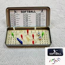 Tragbares Holzbrettspielset mit Fußball, Baseball, Softball, Fingerwürfelspielen, Tischspiele, ohne Strom, perfekt für Familientreffen, Partys, Spieleabende und Geburtstagsgeschenke für Freunde - Schwarz - Übersicht 10