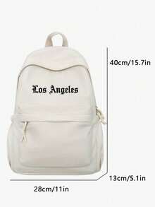 Minimalist Style Men's Backpack, Nylon Material, Large Capacity, Convenient For Daily Commute And Laptop Carrying. 2000s Style, Essential For Back To School Season. - Multicolor - View 12