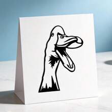 Creative Duck Head Dies, DIY Scrapbooking Album And Embossing Stencil, Greeting Card Making Tool, Card Paper Cutting Crafts ,Gift Card Making Template Die Cuts. - Silver - View 2