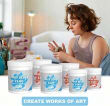 4 Pound White Epoxy Putty Sculpt Clay, 2 Part (A &Amp; B) Modeling Compound For Sculpting, Modeling, Building, Repairing, Self-Hardening Epoxy Clay Easily Repairs Metal, Wood, Tile, Ceramics, Plastic - ColorC - 查看 7