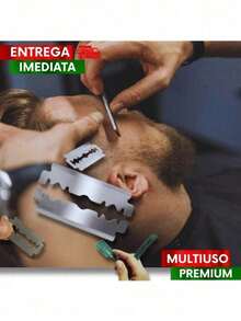 Combo 150 Lâmina Para Barbear Profissional  Lord alta Qualidade e Durabilidade linha premium - COMBO 150 FOLHAS - Visão 4