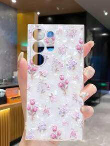 1个郁金香蝴蝶结软手机壳，兼容华为荣耀、红米、三星Galaxy A04e/12/A13/A14/A34/A50/A52/A53/A54/S21/S22/S23/S24/S25/S25Ultra/S26/S26 Plus/S26 Ultra、6A/7A/8A、12T/13T，国际版，非国内版 - 無色 - 查看 5