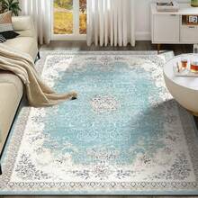 Premium Thick Woven Faux Cashmere Rug | Crafted With High-Density Quality Materials, Soft Texture, Unique Personalized Patterns, Suitable For Any Home Decor Style - Multicolor - View 6