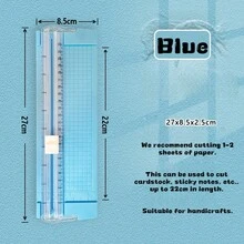 便携式迷你裁纸刀，精准滑动切割，适用于剪贴簿、DIY、办公文件、照片裁剪，多色简约实用刀，轻松裁纸，也适用于手工材料/笔记本页面裁剪。