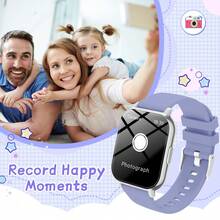 2026 New Kids Smart Watch, 1.83" Touchscreen, Ultra-Low Power Chip, Pedometer, Camera, Flashlight, Sleep Monitoring, Alarm, Camera, Photo Album, Games, Calendar, Countdown, Calculator, Stopwatch, Flashlight - Multicolor - View 5