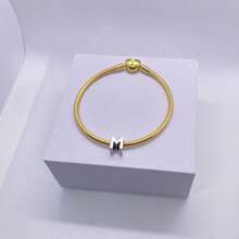 1件女士手链底座，串珠吊坠，DIY手链扣，适合日常佩戴，节日、生日等场合的绝佳礼物，手链底座