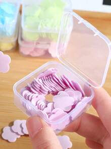 Portable Disposable Soap Tablets Outdoor Travel Hand Wash Antibacterial Soap Paper Petal Hand Wash Tablets Lasting Fragrance Beach Vacation Travel Back To School Fashion Man And Woman Must-Have Outdoor Camping Travel Fishing Mini Foot Soap Soap Tablets Can Be Carried On Business Trips Long-Lasting Fragrance Petal Hand Soap Sheets Beach Vacation Travel Essentials - Multicolor - 查看 8