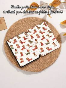 Dog Pattern Tablet Case, Compatible With IPad 9.7/10.2/10.5/10.9/12.9/Pro 11, 10th Generation, Compatible With Samsung Galaxy Tab S6 Lite 10.4-Inch, Compatible With Kindle Paperwhite 12th Gen 2024, Released In 2022 (11th Generation), Kobo Clara Color, Soft Fall Protection, Smart Stand/Auto Wake/Sleep - Multicolor - View 10