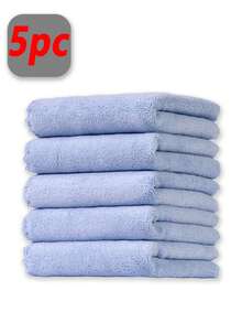 1pc/5pcs/8pcs Quick-Dry (Lightweight) Small Towels, High Absorbency Hand Towel Set, Lightweight Super Soft Fiber Material, Bathroom Hand Towels, Solid Colors, Soft & Comfortable, Multipurpose For Bathroom & Kitchen (34*75cm/13.8*29.5Inch, Assorted Colors) - Multicolor - View 9