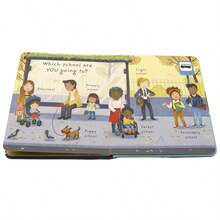 Toddler English Early Education Board Book - Usborne Lift The Flap: Why Do I Have To Go To School ? Kids Science Cognitive Q&A Popular Science Book - Multicolor - View 7