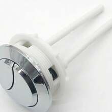 Válvula de tanque de asiento de inodoro de 38mm, accesorio de baño de doble botón, botón de tanque de inodoro de doble descarga universal, botón de descarga TKOM - 1 - Ver 5