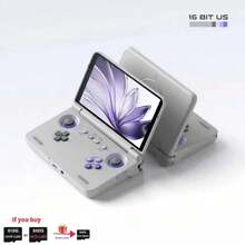 Retroid Pocket Flip 2 consola de videojuegos Retro consola de juegos portátil SD865 8G + 128G 5,5 pulgadas AMOLED pantallaáctil Android13 - SD865 Azul T - Ver 9