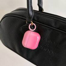 Minimalist Pink Ombre & Washed Blue Ombre Earphone Case Compatible With AirPods Pro 2, Cute Apple 4 Minimalist 3 New 1/2 Generation Earphone Case For Women - Multicolor - View 6