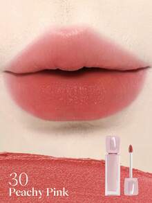 Son kem lì JOOCYEE MATTE VEIL LIP CREAM hương kẹo bông gòn, lớp nền lì, dưỡng ẩm, nhẹ nhàng, lâu trôi, không bết dính, lý tưởng cho phụ nữ. - #30 Hồng đào - Xem 5