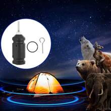 VELATEMOR Alarma de Cable de Disparo Perimetral Alarma del de  de Alerta Temprana para Acampar Senderismo Alarma de Cable Trampa Reutilizable Alarma de Oso Dispositivo de - como en la foto - Ver 5