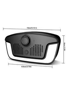 Disuasor de ladridos ultrasónico con niveles de sonido ajustables activado por sonido para entrenamiento de gatos y perros - Negro - Ver 4