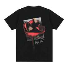 Camiseta de hombre de 100% algodón de la cantante Doja Cat, camisetas de verano con gráficos de álbum, camisetas de manga corta Y2k Hip Hop para mujeres - Negro - Ver 10