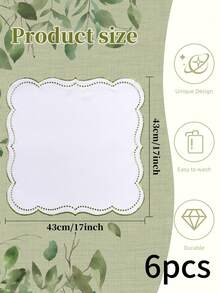 1/2/4/6/12pcs Wavy Embroidered Napkins, Solid Color Square Placemats, Fresh Minimalist Style, Suitable For Kitchen, Dining Table, Parties, Weddings, Offices, Coffee Tables, Home Decor, All Seasons - Multicolor - View 18