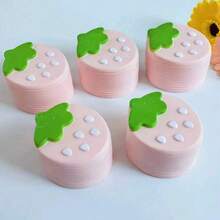 畅销PU慢回弹草莓慕斯蛋糕挤压玩具，学生减压玩具，粘性柔软 - 彩色 - 查看 4