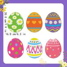 6pcs Easter Egg Hunt Yard Decorations Set, Easter Yard Sign With Stakes, Outdoor Lawn Decorations - Multicolor - View 5