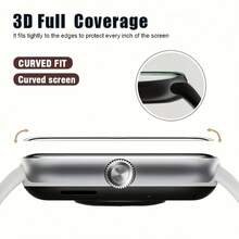 4 piezas/paquete Película protectora de pantalla suave para Redmi Watch 6, cobertura total 3D, anti-arañazos, anti-huellas dactilares, alta sensibilidad al tacto, incluye herramientas de instalación sencillas - 4 piezas - Ver 5