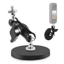 PULUZ Magnetic Pea-Style Clip Mount Holder With Mount Adapter & Long Screw (Black) - Black - View 1