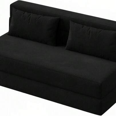 Sofá Cama de Pana Extra Cómodo y Plegable Diseño 3 en 1 (Sofá Cama Individual Sillón) Ahorra Espacio en tu Salón o Dormitorio de Invitados