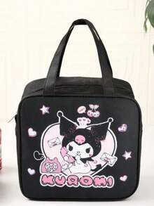 SANRIO Bolsa Térmica de Almoço de Grande Capacidade Hello Kitty, Adequada para Estudantes - Bolsa de Mão à Prova d'Água com Estampa de Desenho Animado e Forro de Folha de Alumínio Grosso, Reutilizável, Essencial de Volta às Aulas, Também Adequada para Escritório, Piquenique, Viagem, Acampamento, Elegante, Fofa e Prática Bolsa Térmica de Almoço Diário para Mulheres, Homens, Piquenique, Escola, Presentes para Mulheres - Multicolorido - Visão 12