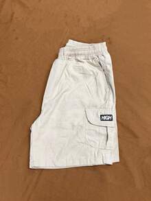 Cargo Shorts With Elastic Waistband, Direct From The Factory. - 焦糖 - 查看 3