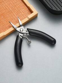 1pc Stainless Steel Open Ring Tool, Open Jump Ring Tool, Finger Assist Tool, For DIY Jewelry Making, Round Nose Pliers, Opening Assist Tool - Multicolor - View 4