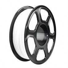 3D Printing Filament Spool, PLA Material, 1.75mm Diameter, High Precision, Tolerance +/- 0.02mm, No Bubbles/Caps - RoHS Compliant. 3D Printing Accessories (Non-Conductive Plastic), Maker Tools, Smooth Extrusion, Clean. - White - View 2