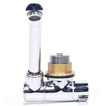 Grifo de campamento de Autocaravana de nuevo barco, grifo de cocina plegable caliente y caliente, cobre - Plateado - Ver 5