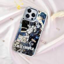 Estuche para teléfono Astronaut Galaxy Exploration Compatible con estuches para teléfonos ,  17,  16 Pro Max,  15 Pro Max,  13 y  12 Diseño suave y transparente resistente a huellas dactilares Resistente a rayones, golpes e impermeable Un gran regalo para familiares, amigos, seres queridos, novios/novias y para Navidad. - transparente - Ver 2