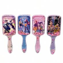 Mattel 1-Piece K-Pop Dream Girls' Team Rotating Comb Set - Lumi Inspired Air Cushion Massage Comb, Anti Static Design, Creating Fluffy Shape, CE Certified (Random Style) - Multicolor - View 6