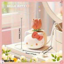 SANRIO 三丽鸥卡通人物花盆系列，可爱桌面摆件，可收藏的美乐蒂和酷洛米迷你多肉植物盆栽，独特家居装饰，可爱办公用品，创意礼品，汽车装饰 | 室内花盆 - 彩色 - 查看 8