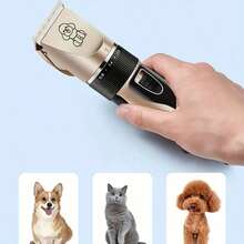 Electric Pet Grooming Kit For Cats And Dogs, USB Rechargeable Pet Electric Clipper Kit For Dogs, 4in 1 Low Noise Cordless Silent Claw Trimmer Nail Grinder, Clippers For Trimming Thick And Thin Hair, Pet Shaver For Small And Large Dogs And Cats. - 理髮器 + 4 把限位梳 - 查看 5