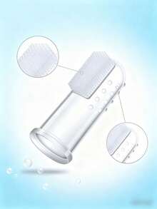 1/3pcs Pet Dog/Cat Finger Toothbrush, Dog Finger Toothbrush, Pet Teeth Cleaning Finger Brush - Multicolor - View 6