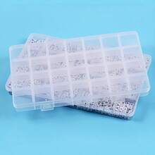 24-Compartment Multi-Compartment Storage Box Hardware Parts Divided Box With Lid Plastic Storage Box Jewelry Divided Box Crafted From Premium Rigid Plastic, The Sturdy And Durable Box Body Resists Deformation And Breakage, Ensuring Worry-Free Daily Use. The Sealed Lid Design Effectively Prevents Dust And Moisture, Providing Secure Storage For All Types Of Jewelry. - Multicolor - View 5