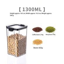 Hộp đựng thực phẩm kín hơi hàng ngày, hũ đựng thực phẩm có nắp đậy kín, hộp nhựa trong suốt kín hơi dùng để đựng thảo mộc, gia vị, đồ dùng nhà bếp, đồ dùng nhỏ hàng ngày, chống ẩm, chống va đập. - Nhiều màu - Xem 15