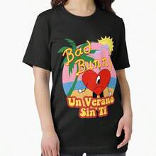 Art - BadBunny Essential T-Shirt - Black - View 1