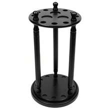 9 Hole Pool Cue Rack Stick Holder Billiard Cue Rack Wooden Organizer Floor Stand - 1 - View 8