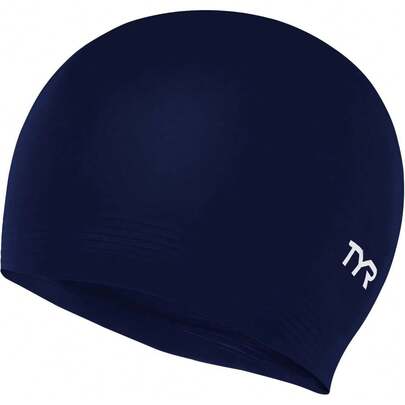 TYR Latex Adult Swim Cap For Women And Men - Training And Recreational Swimming Hat With A Durable Latex Construction - Hydrodynamic Fit