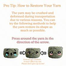 Loop Yarn Handmade DIY Yarn Ball, Soft Skin-Friendly Yarn, Used For Knitting And Crocheting Bags, Scarves, Sweaters, Hats, Handmade Brooches And Other Items, 50g/ Roll. Explain - Multicolor - View 9