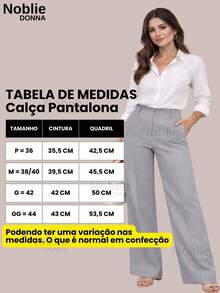 Women's Tailored Dress Pants, Wide Leg, With Zipper, Pockets, And Button, For Office Use. - Grey - View 2
