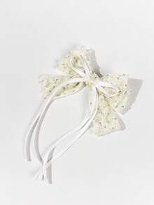 1个女士花朵蝴蝶结发夹，简约时尚，甜美优雅，适合日常通勤、节日聚会、生日派对、观光、摄影等各种场合。送给闺蜜的绝佳礼物。 - 彩色 - 查看 12