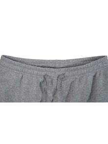 Men's Fleece-Lined Jogger Sweatpants | Side Pockets, Drawstring Elastic Waist & Ankle Cuffs - Cozy Winter Essential,Men's Gift, Valentine's Day Gift - 淺灰色 - 查看 5