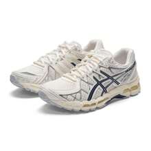 Asics Unisex Casual Shoes GEL-KAYANO 20, Lightweight Everyday Casual Sports Shoes For Outdoor Travel, 1203A388-104 - Cream/Blue - View 3