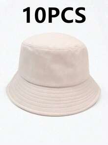 1pc Unisex Summer Travel Beach Sun Hat, UV Protection, Bucket Hat - Bucket Hat - View 14