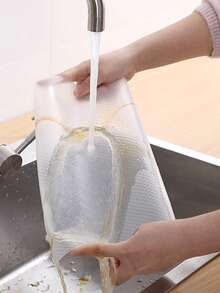 1卷透明白色货架垫，防滑橱柜垫，透明不粘抽屉垫，EVA防水冰箱垫，易裁剪橱柜垫，防水、防尘、防油，适用于货架、桌面、橱柜、厨房等。 - 白色 - 查看 10